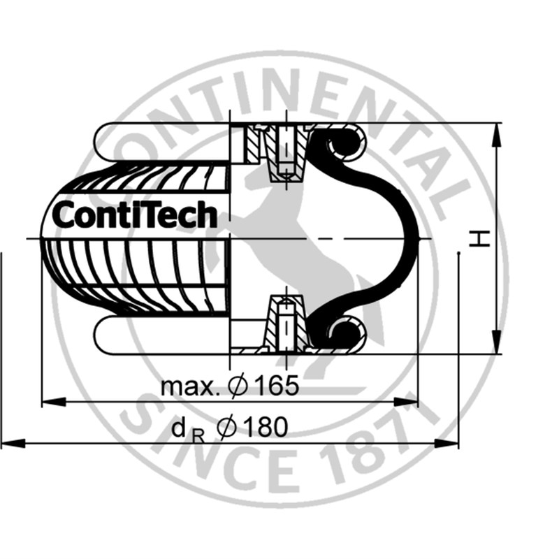 FS70-7CI德国马牌气囊ContiTech康迪泰克空气弹簧Continental气胎