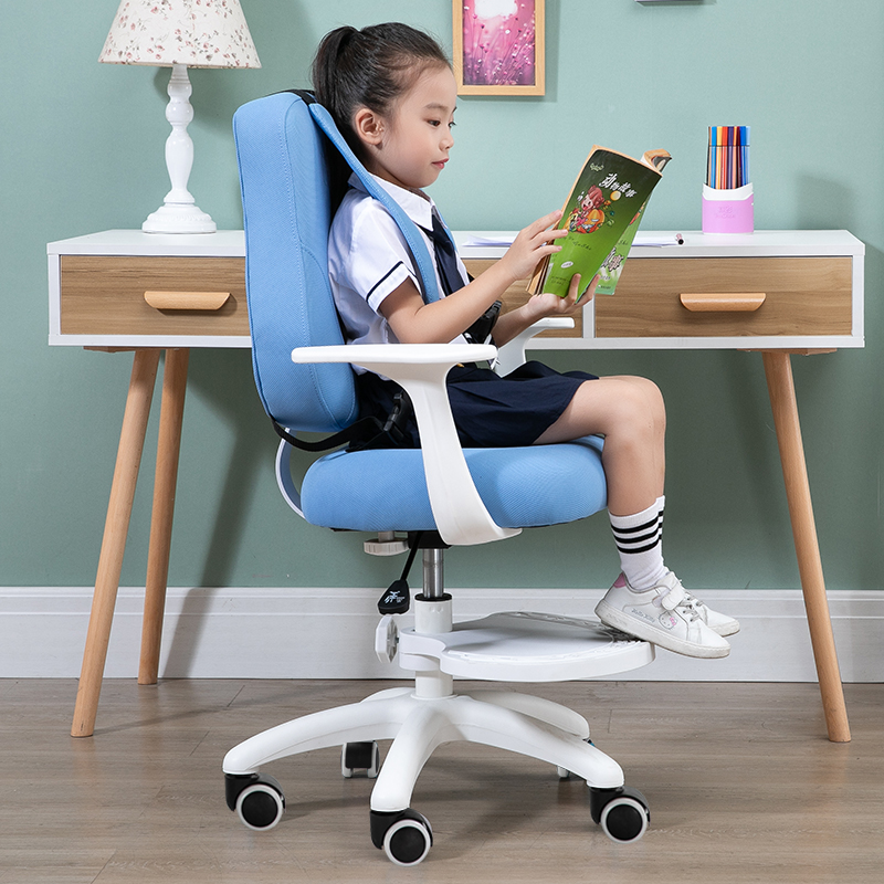 儿童学习椅子可升降矫正坐姿可调节小学生写字椅家用靠背电脑座椅