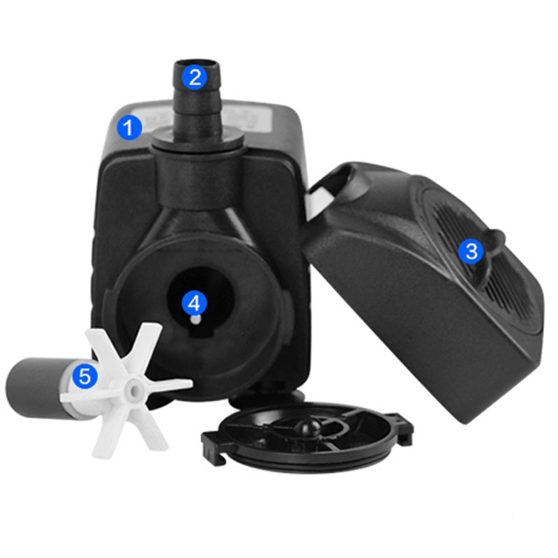 小型潜水泵水培蔬菜营养液循环定时器水族鱼缸无土栽培抽水机微型