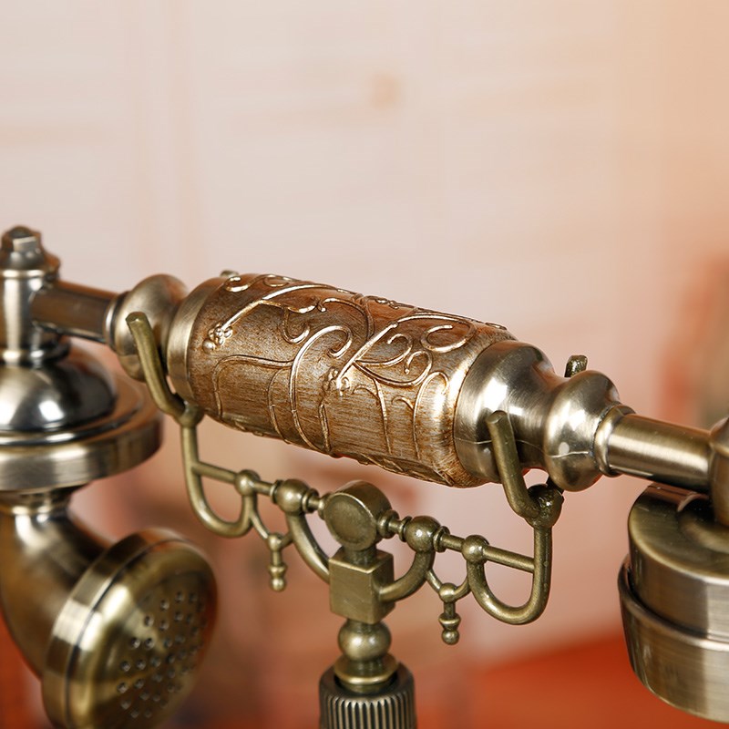 TQJ欧式客厅仿古电话机家用卧室创意复古固定电话时尚老式座机