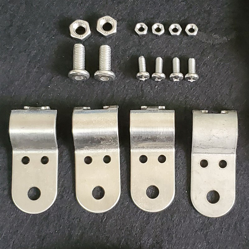 银钢迷你船型边三轮摩托车原厂改装配件2225抱卡抱箍固定卡扣