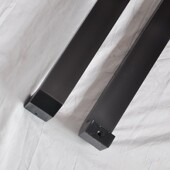 拉手 拉丝黑钛金色玻璃门拉手木门把手加厚方管弯扶手