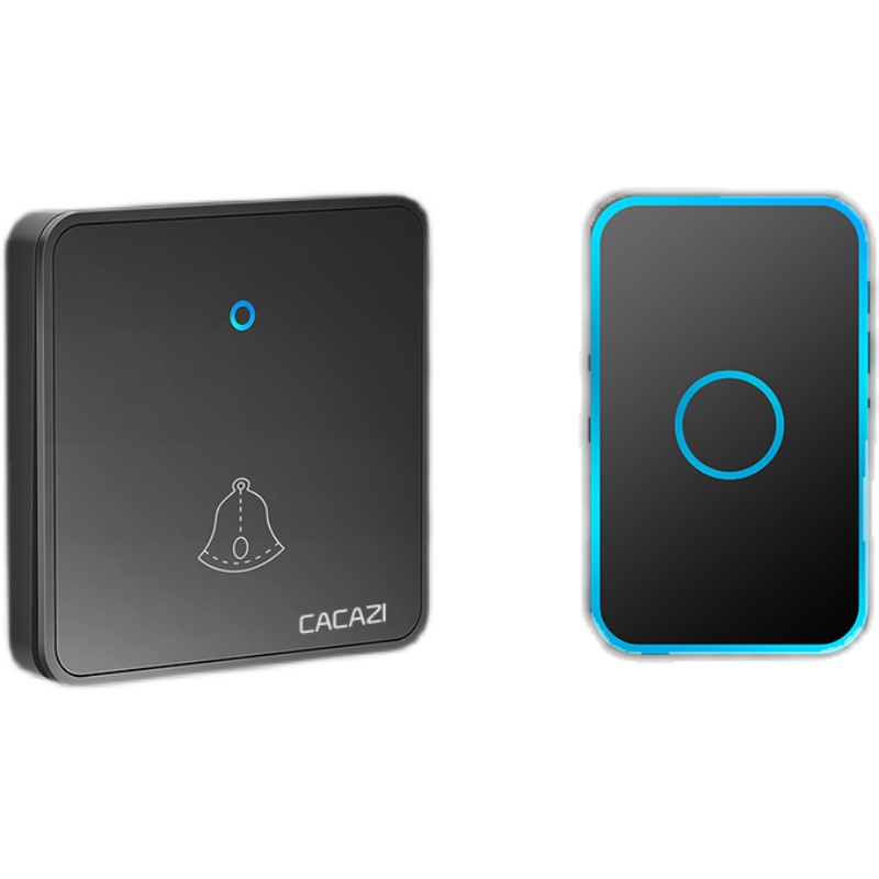 英规无线门铃家用智能接收不用电池门钟防水遥控电子一拖二大板