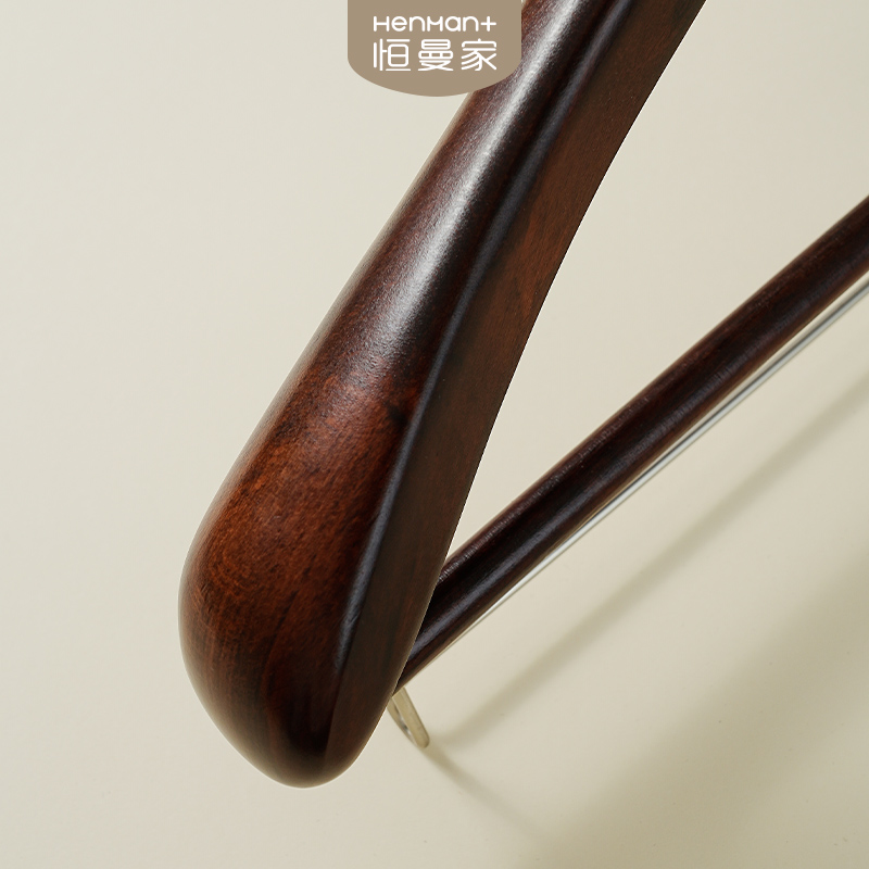 榉木吊杆宽肩衣架【款】