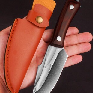 随身便携锻打小刀家用瓜果刀水果刀户外吃肉刀蒙古刀手扒刀剔骨刀