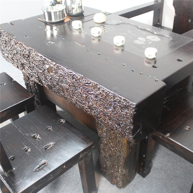 老船木龙骨茶桌椅实木茶台小户型茶几复古茶艺桌喝茶桌子,住宅家具,茶几,淘宝优惠券,粉丝福利购,淘宝优惠卷