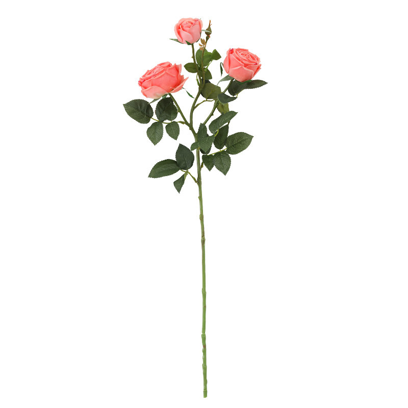 欧式档湿感玫瑰仿真单支假室内客厅餐桌落地插装饰,家居饰品,仿真花/假花,淘宝优惠券,粉丝福利购,淘宝优惠卷