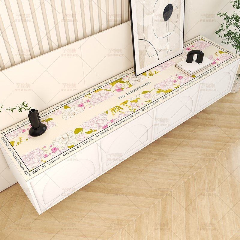 定制皮革防水防油超长条悬浮电视柜桌垫布台布茶几长方形客厅盖巾,居家布艺,桌布,淘宝优惠券,粉丝福利购,淘宝优惠卷