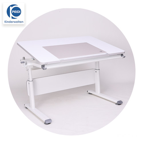 德国idi儿童书桌写字台防滑垫 易洁耐磨 推荐桌垫浅灰色