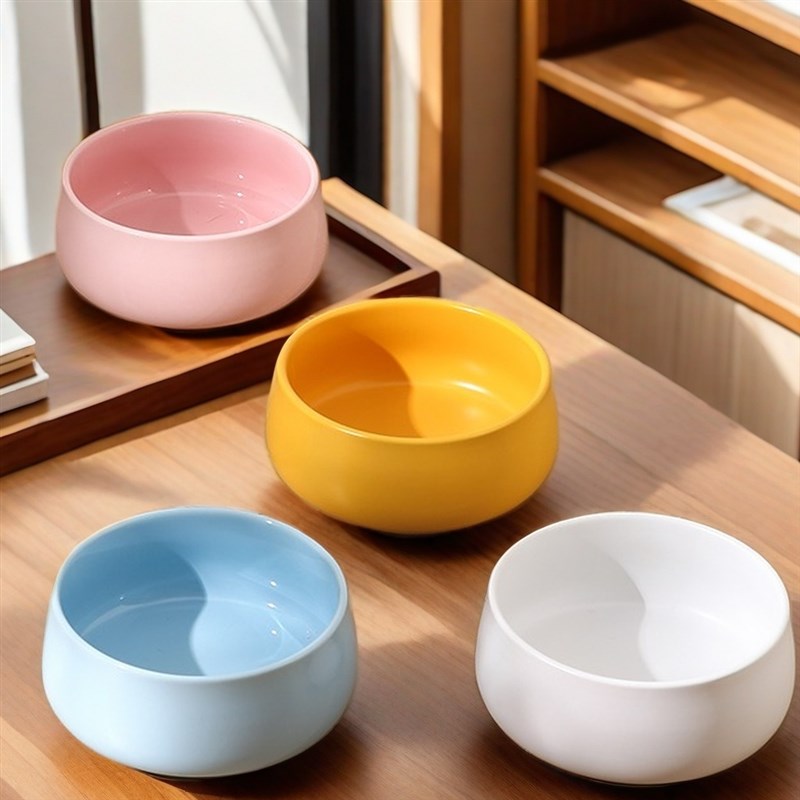 铜钱草陶瓷花盆套装欧式创意无孔水培绿植家居摆件装饰绿萝桌面