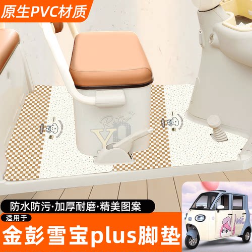 适用金彭雪宝plus手刹版专用脚垫