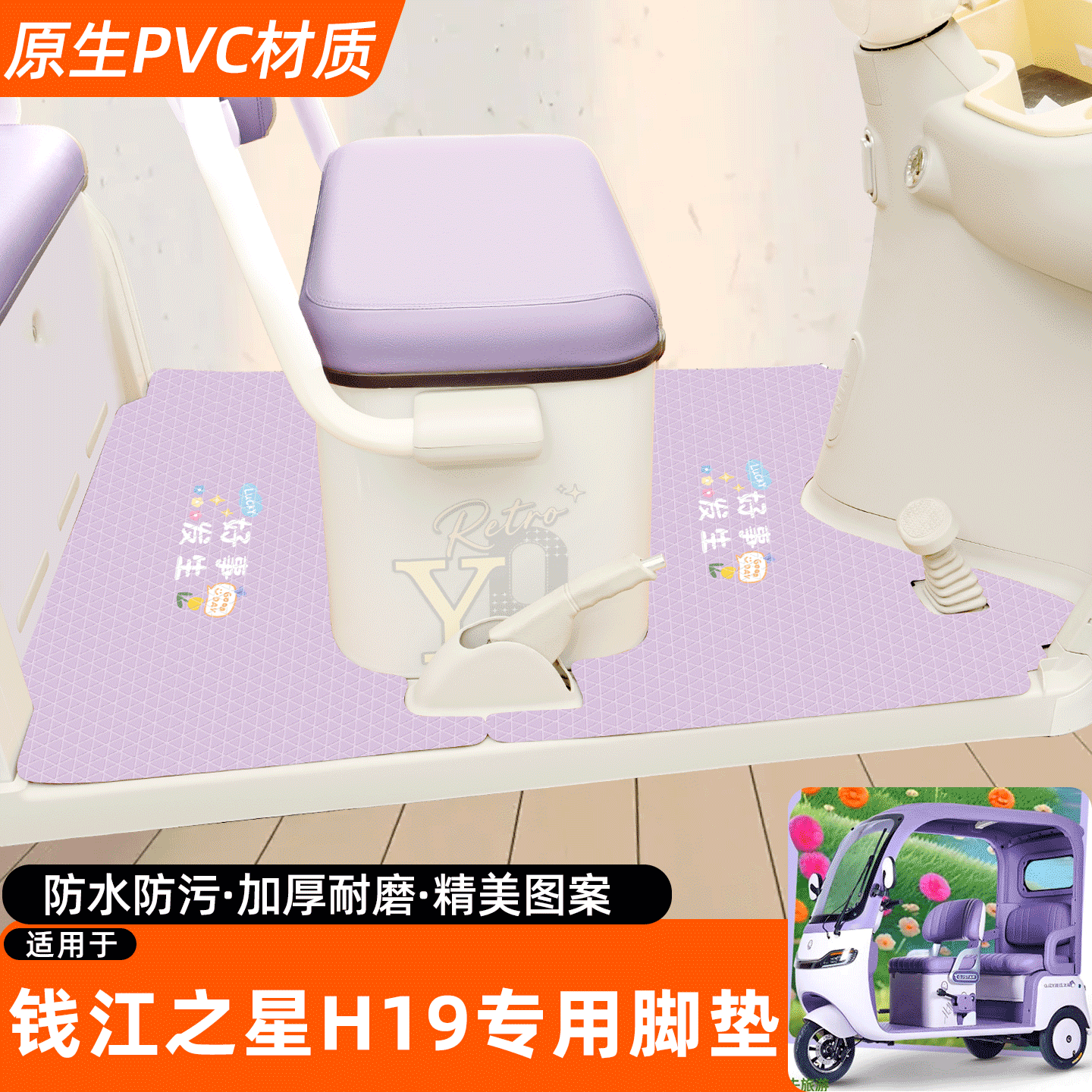 适用【钱江之星H19】专用脚垫
