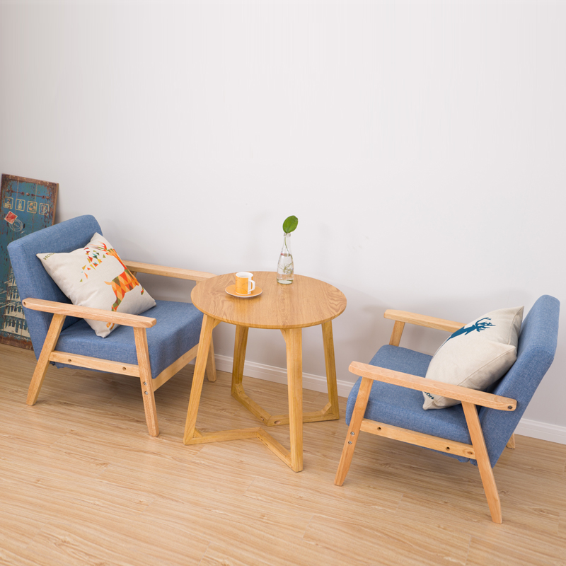 咖啡厅休闲沙发奶茶甜品店沙发西餐厅卡座洽谈餐桌椅实木