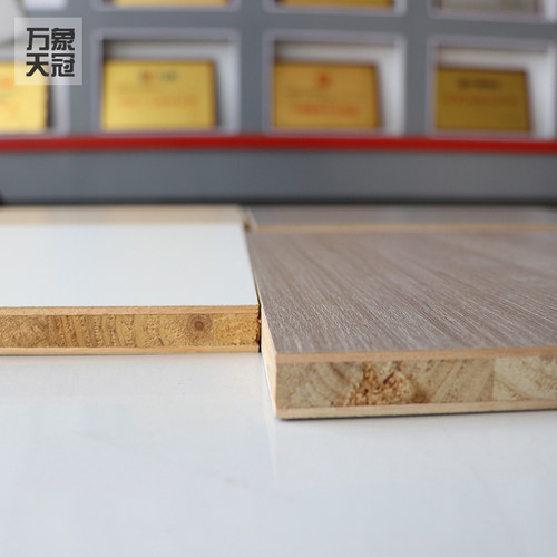 万象天冠杉木芯免漆生态板材mm防水防潮实木生态板整张打柜子