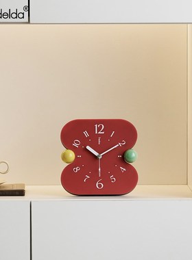 ndld客厅家居饰品入户玄关装饰电视柜酒柜桌面摆放式时钟
