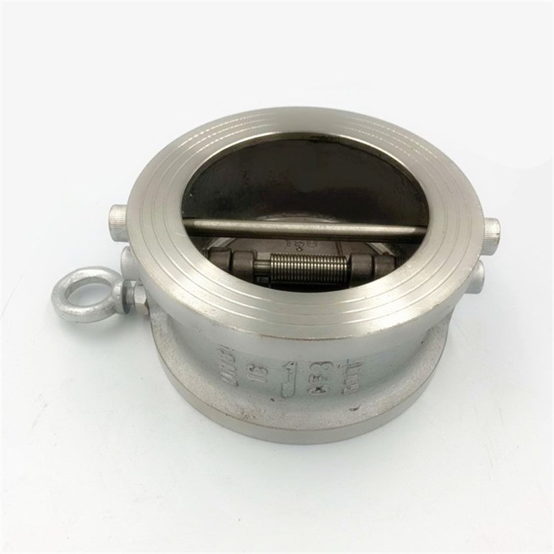0不锈钢硬密封对夹止回H7W-1P/C瓣式蝶型止回1 DN100