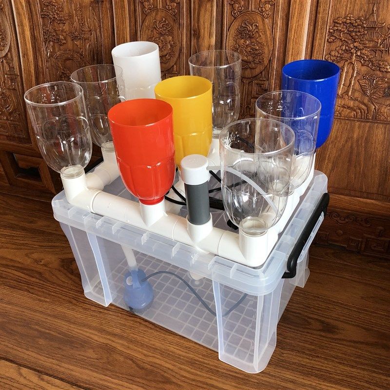 孔9孔桌面鱼菜共生设备瓶水培潮汐种植虹吸系统有蔬菜鱼,农机/农具/农膜,耕种机械/微耕机/开沟机,淘宝优惠券,粉丝福利购,淘宝优惠卷