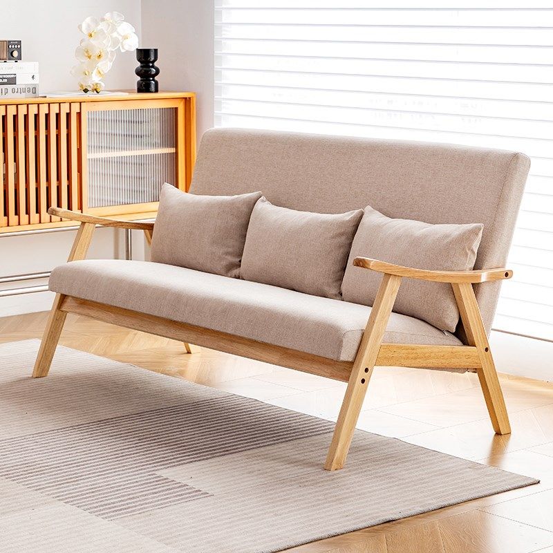 民宿酒店客房卧室单人懒人沙发椅椅子阳台客厅实木休闲椅洽谈,住宅家具,布艺沙发,淘宝优惠券,粉丝福利购,淘宝优惠卷