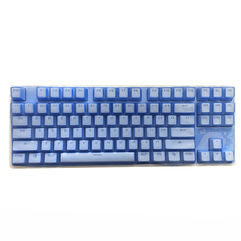 适用于艾石头FE-87杜伽K20W键盘保护贴膜87键客制化机械键盘按键