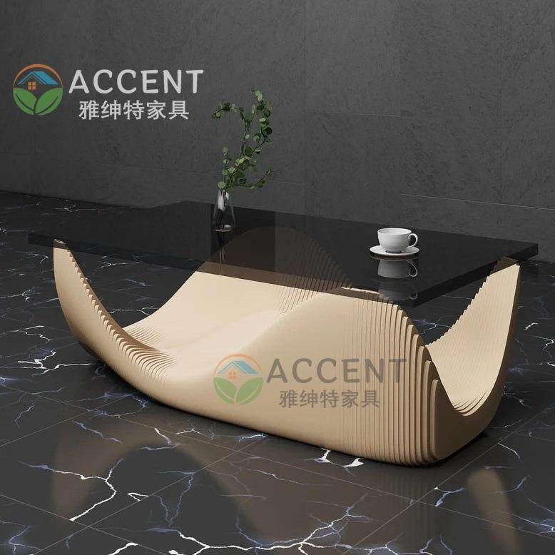 手工高端定制创意办公室茶水休闲区卓网红款曲线艺术切片咖啡桌,商业/办公家具,休闲椅系列,淘宝优惠券,粉丝福利购,淘宝优惠卷