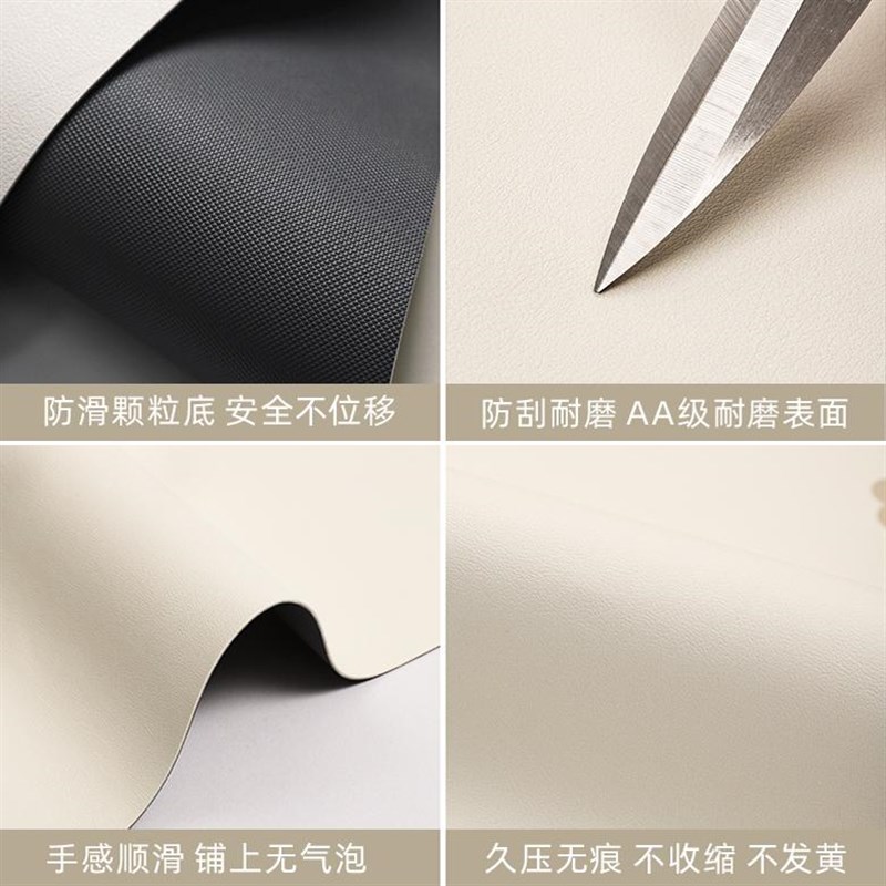餐桌垫免洗防油防水防烫桌布隔热高级感圆形皮革垫子茶几垫台布