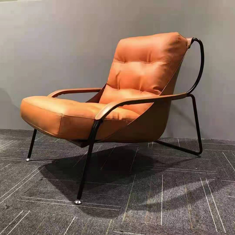 卧室椅酒店单人沙发椅现代客厅懒人布艺沙发设计师单椅休闲椅