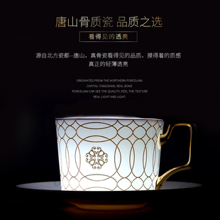 欧式 咖w啡杯骨瓷茶壶家用陶瓷咖啡套具小奢华 下午茶茶具套装 英式