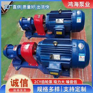 2cy齿轮油泵现货不锈钢齿轮泵抽油柴油增压燃油泵防爆齿轮泵