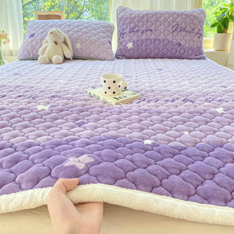 冬季牛奶绒床垫软垫家用保暖床单学生宿舍褥子加厚垫被加绒床褥垫 冬季牛奶绒床垫软垫家用保暖床单学生宿舍褥子加厚垫被加绒床褥垫