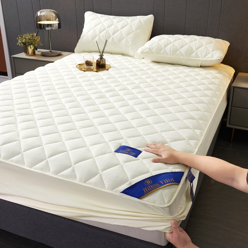 高档酒店床笠单件夹棉床罩加厚席梦思保护罩全包防尘套防滑