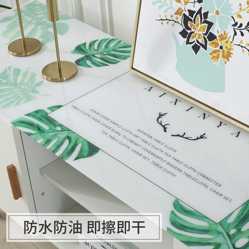 软玻璃茶几垫客厅电视柜桌布防污防水防烫 餐桌垫台布免洗防油,居家布艺,桌布,淘宝优惠券,粉丝福利购,淘宝优惠卷