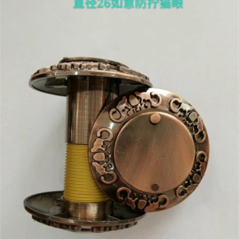 防盗猫眼 防盗门猫眼 防撬门镜高玻璃镜片金属锌合金锁死防拆