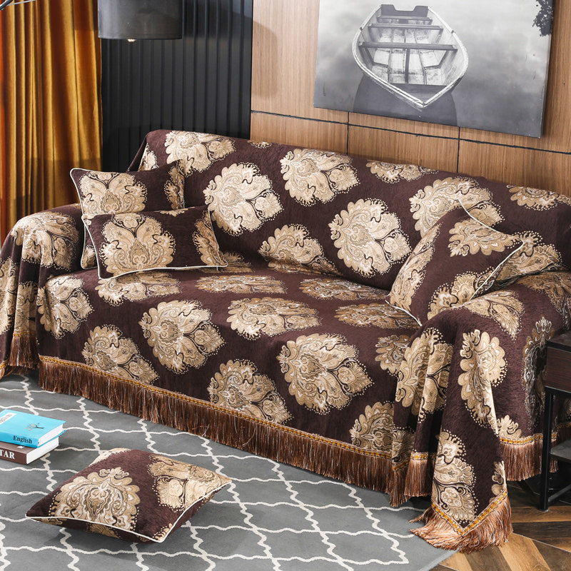 欧式沙发罩 全包沙发布全盖沙发盖布艺沙发巾皮沙发垫秋冬,居家布艺,沙发垫,淘宝优惠券,粉丝福利购,淘宝优惠卷