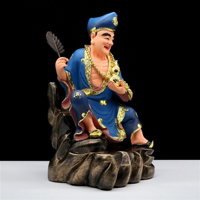 树脂神像济公活佛菩萨降龙罗汉济癫道济李修缘家用供奉