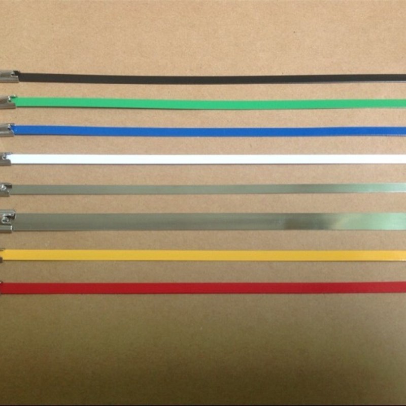 【规格齐全】4.6*0mm自锁式不锈钢扎带304金属扎带船用电缆交通