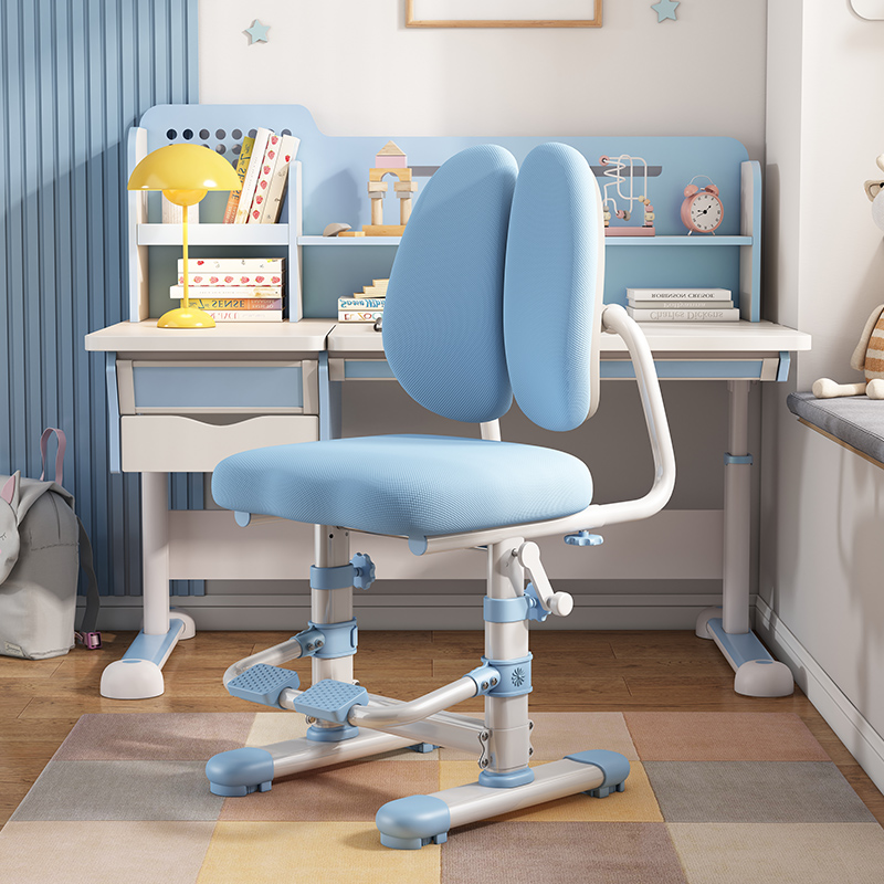 儿童学习椅子可升降男孩学生写字椅家用座椅坐姿书桌椅调节课桌椅