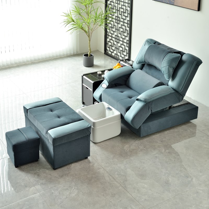 足疗沙发电动水疗沐足按摩床泡脚修脚一体沙发椅足浴沙发躺椅