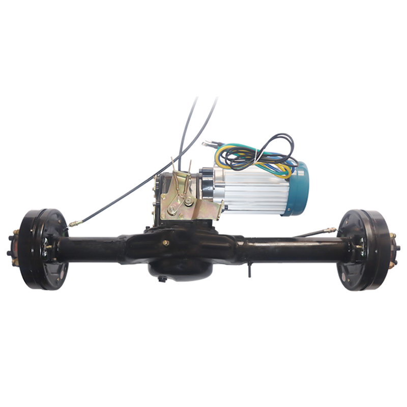 电动三轮车后桥总成全 重型油刹悬浮车桥高速 无刷电机载重2吨