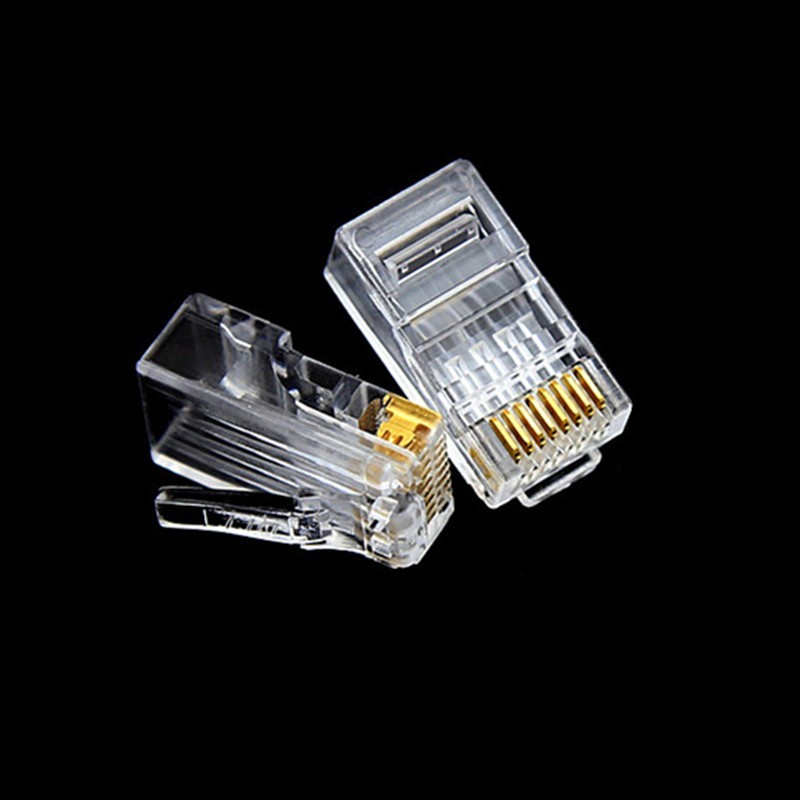 大唐电信超六类水晶头DTT-H6-1081 千兆网络非屏蔽3叉 水晶头