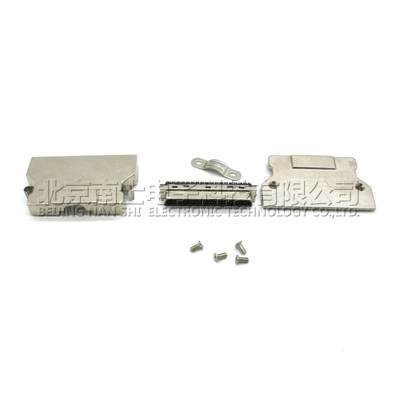 台湾 SCSI 68P MDR 母头 铁壳 金属外壳 焊线式 弹片式 CN型