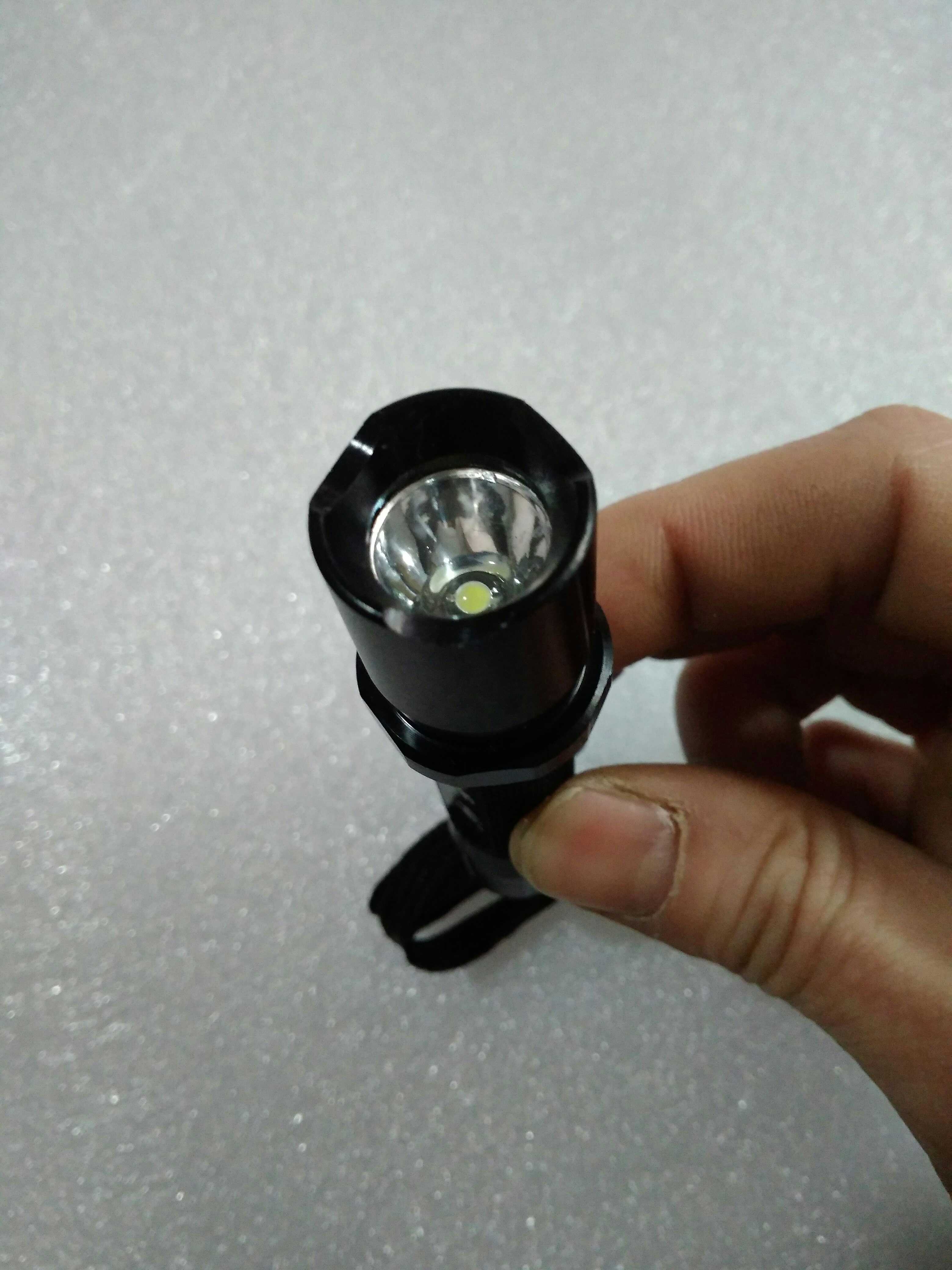 量神RL7电池电筒强光远射军家用氙气电灯袖珍充电超小超亮