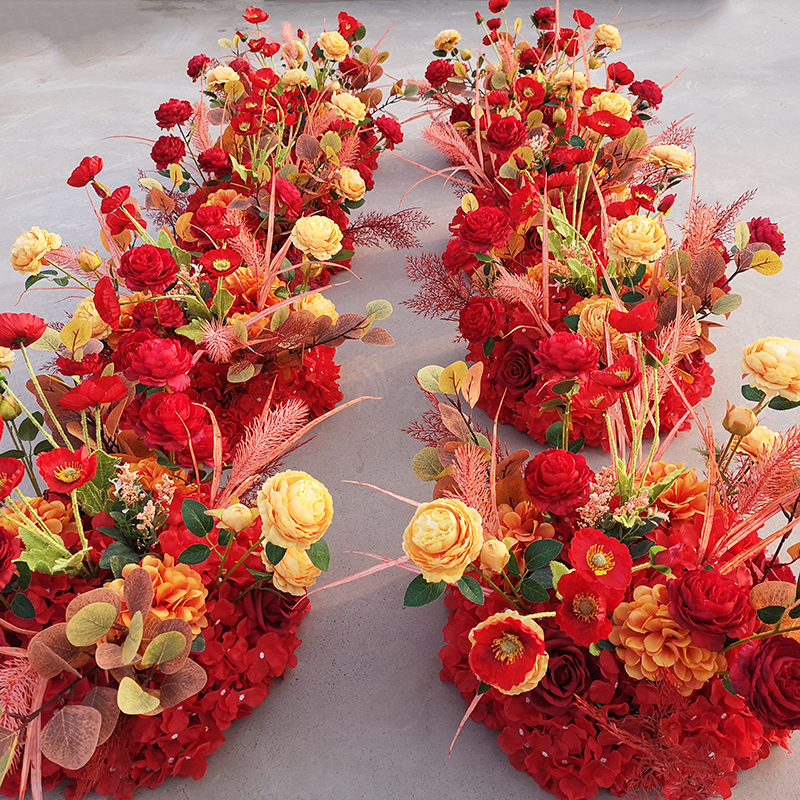 销婚庆铁艺几何路l引立体方框摆件婚礼插花布置t台路引花器铁艺厂