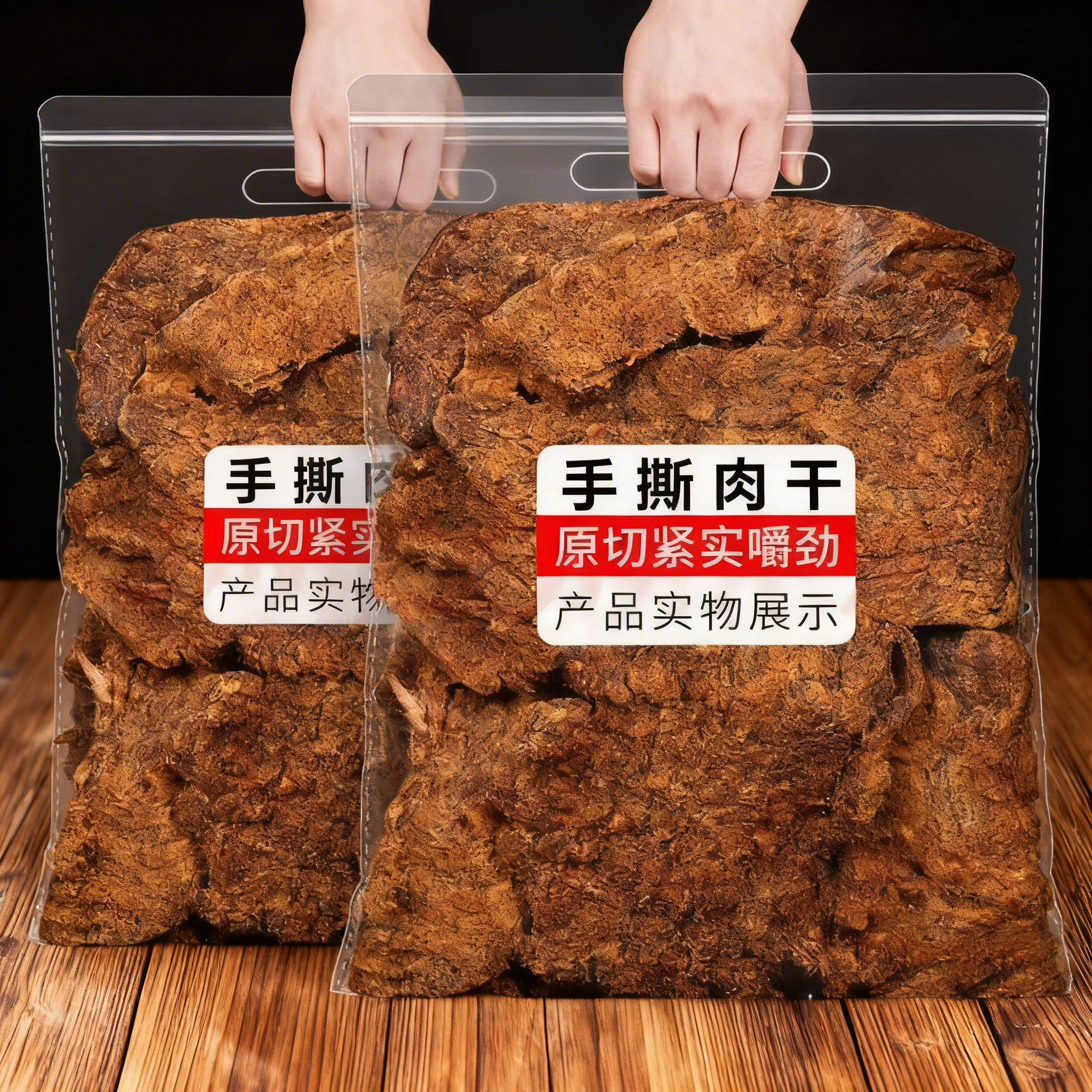 内蒙特产】正宗手撕牛肉干营养风干牛肉片五香麻辣袋装办公小零食
