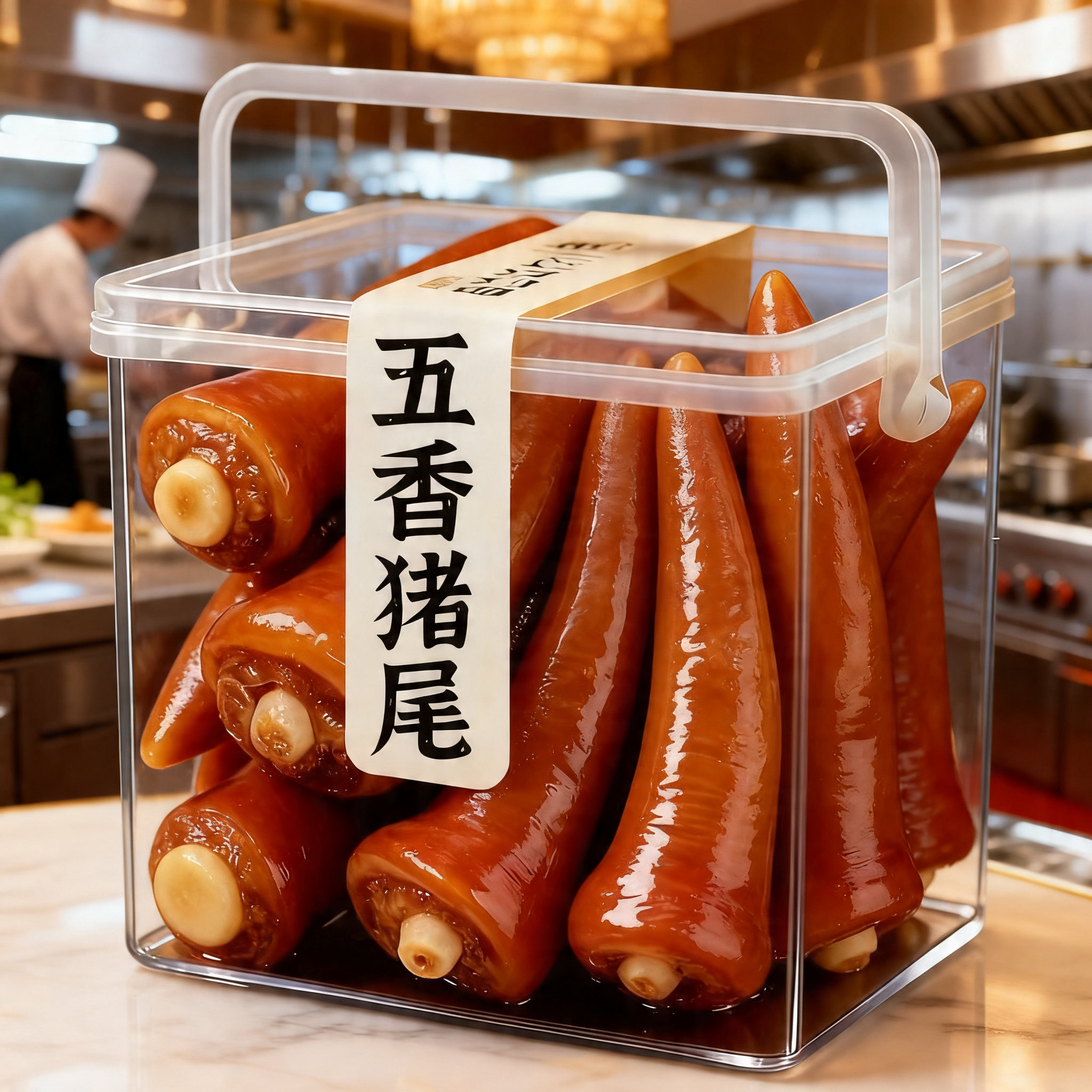 新店冲量】五香猪尾巴新鲜开袋包装熟食即食卤猪尾巴把子肉大袋