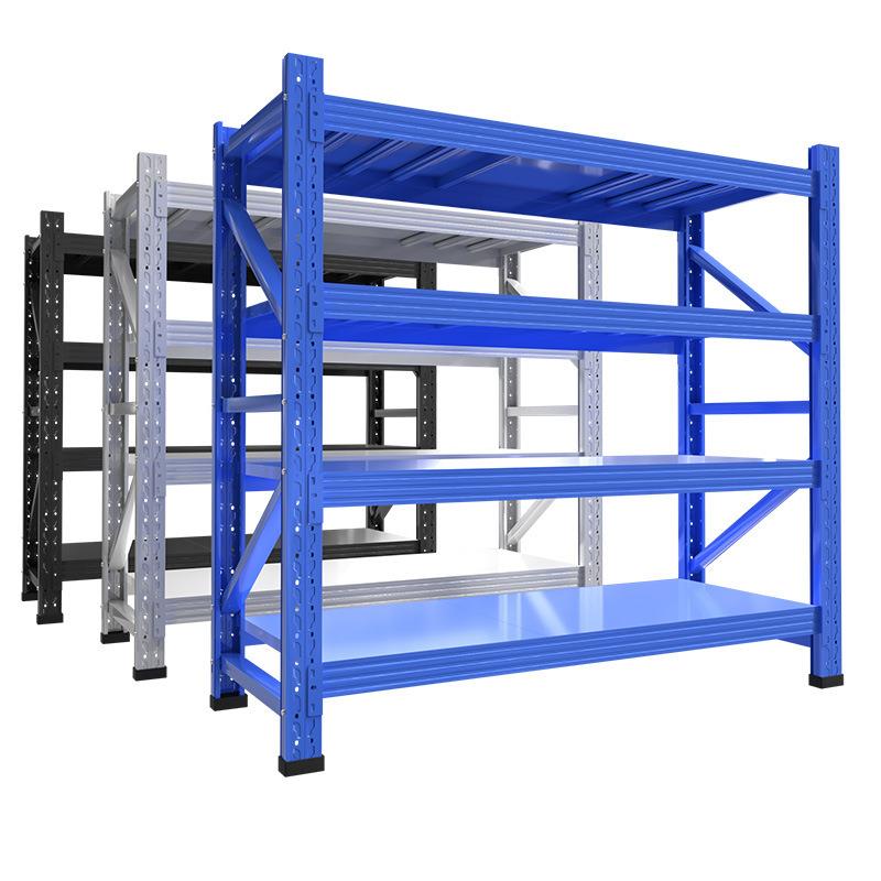 包邮仓储货架可调节层高重型仓库库房储物架地下储藏室快递置物架