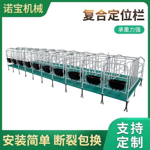 母猪养殖复合定位栏热镀锌产床限位栏养猪畜牧设备机械