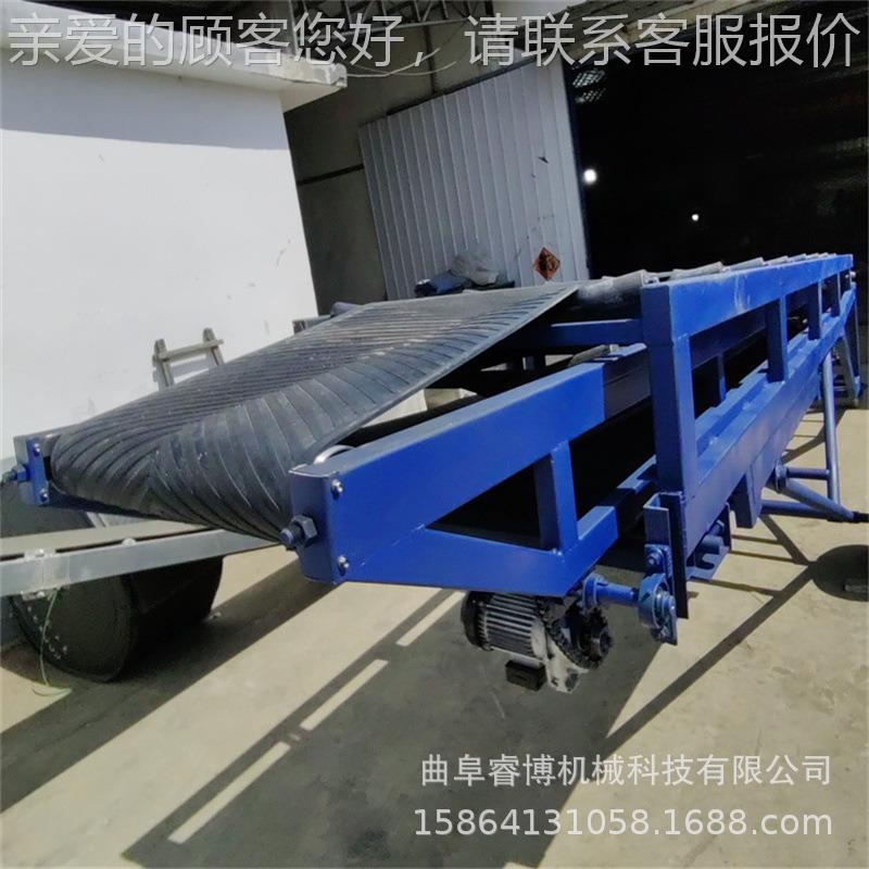 电动调节伸缩度输送装机集装货SS500机卸长车卸货箱设备