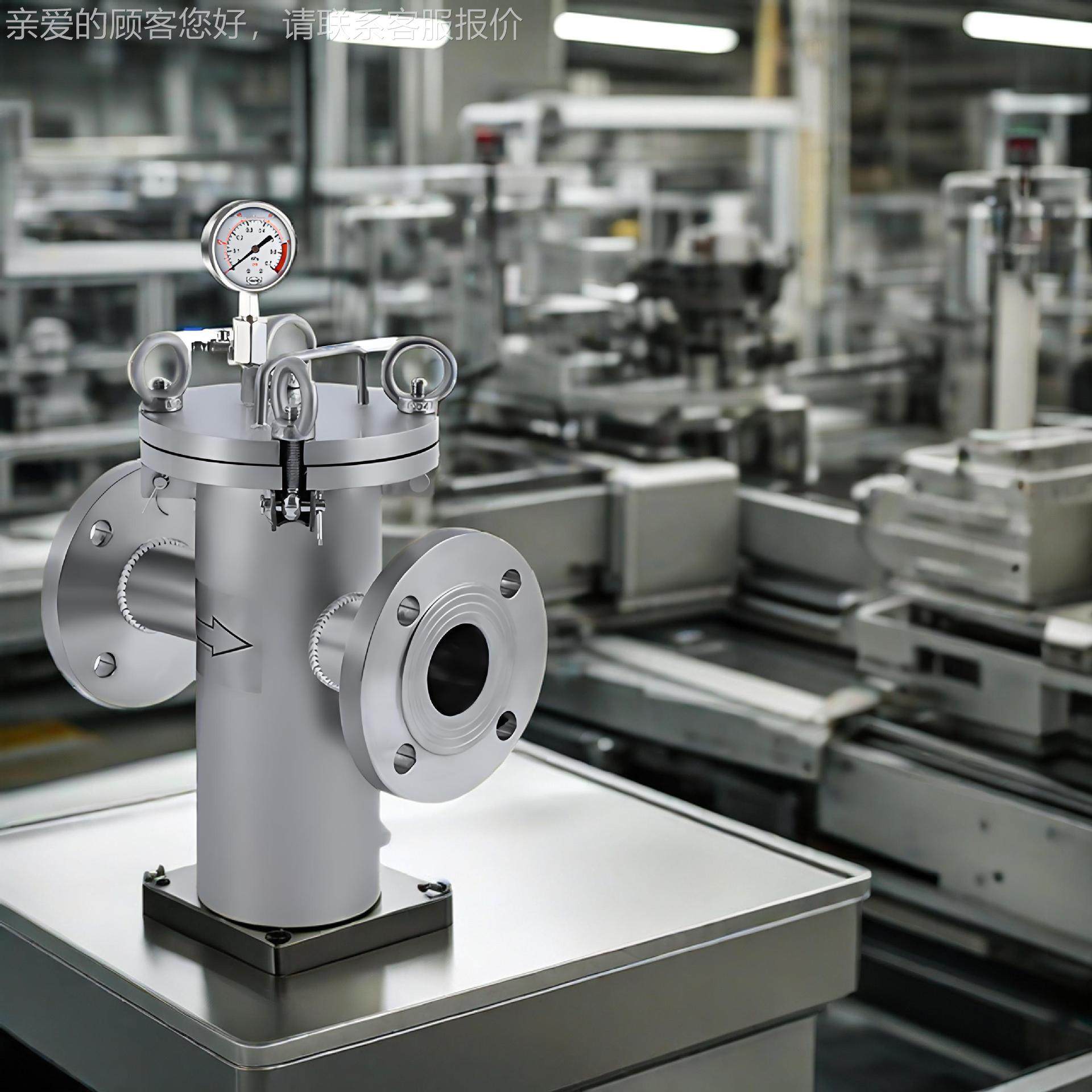 工业JQN净水304不锈钢腐篮式过滤器管防爆耐油厂家加工道污分离器