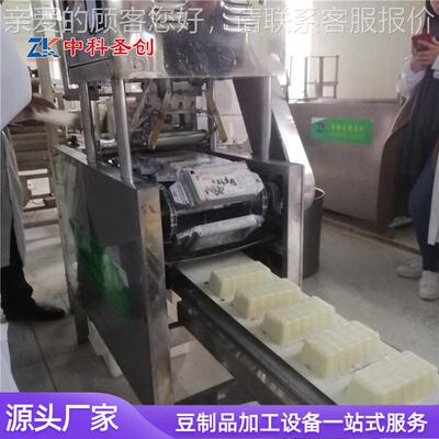 地货自产源产全动内酯豆腐生线 盒装嫩豆腐机GFI 石膏老豆腐包装