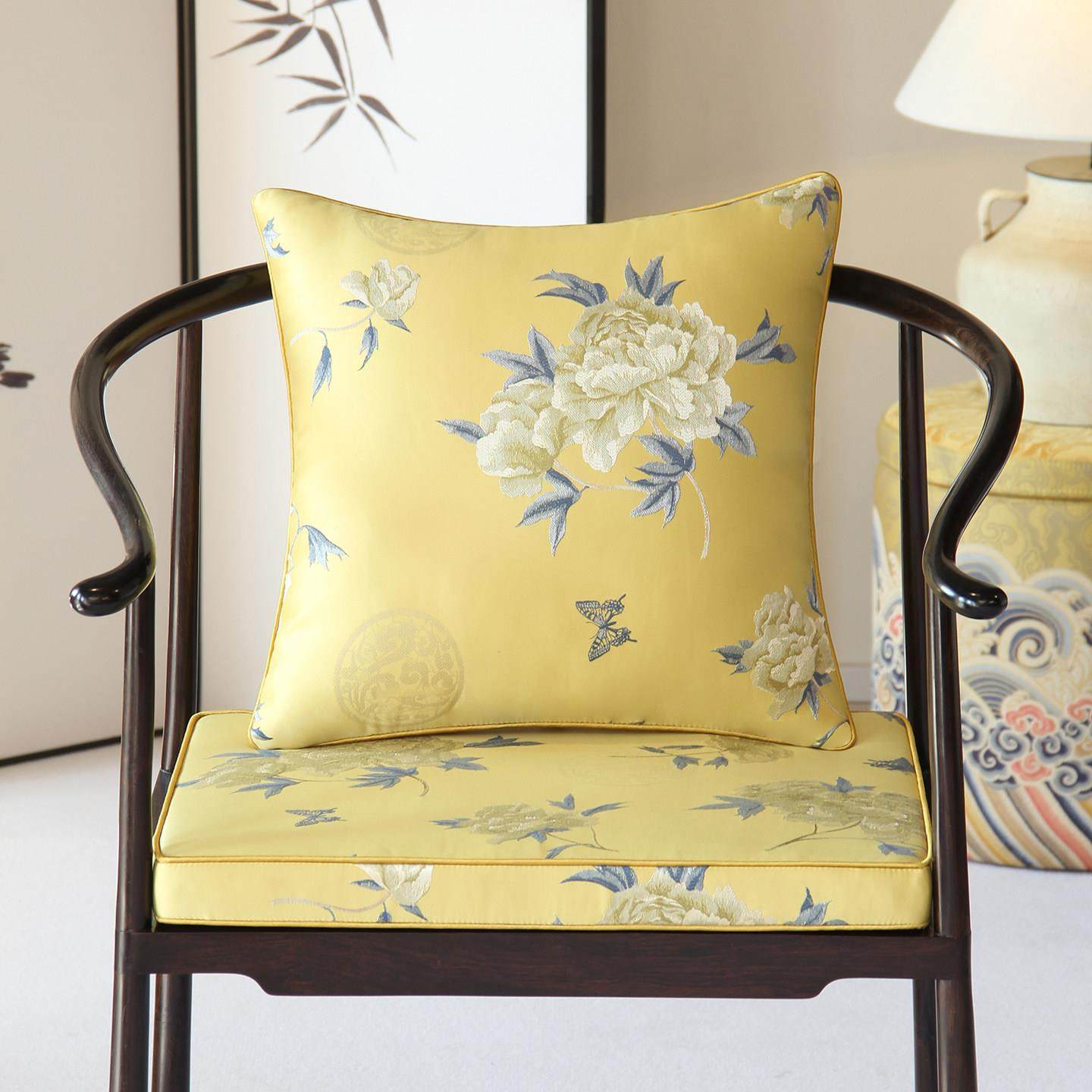 乳胶坐垫新中式红木椅子垫餐椅圈椅茶桌椅垫实木沙发垫座垫定制,居家布艺,椅垫,淘宝优惠券,粉丝福利购,淘宝优惠卷